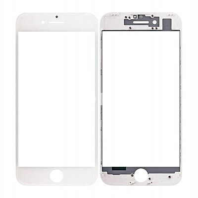 iPhone 7 Plus - Replacement Front Glass With Cold - pressed Frame And OCA Pre - Applied - White