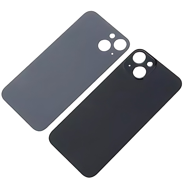 iPhone 13 - Bigger Camera Hole Back Glass (no logo) - Black