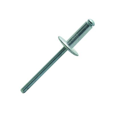 4.8 x 12 (3/16)Large Flange Aluminium Dome
