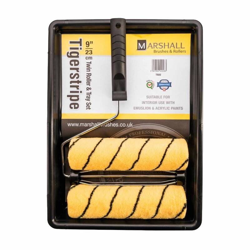 230mm (9") Tigerstripe Roller & Tray Twin