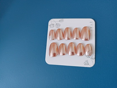 Rose Gold with White Rose