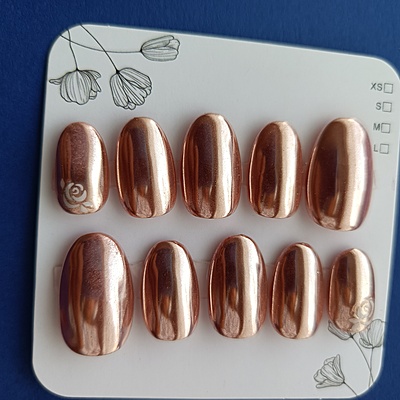 Rose Gold with White Rose