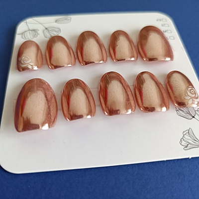 Rose Gold with White Rose