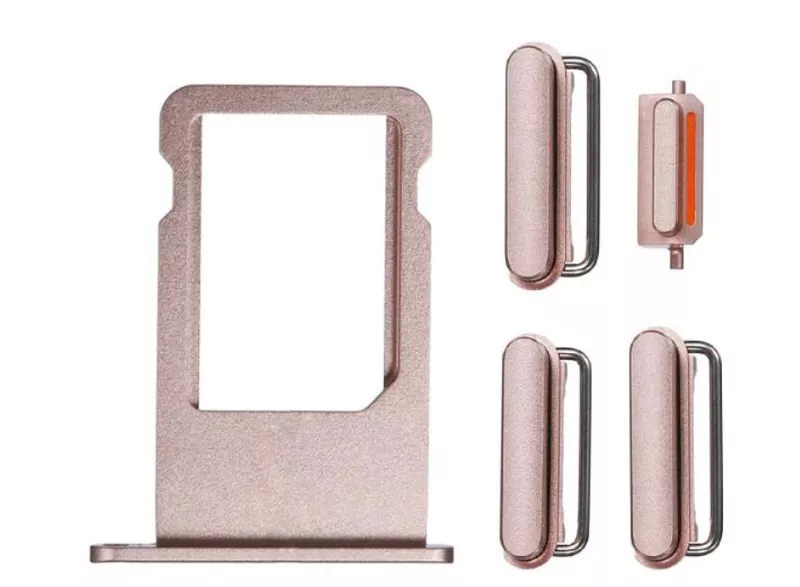 For Apple iPhone 6s Plus - Replacement SIM Card Tray , Power Button , Volume Button , Mute Switch - Gold