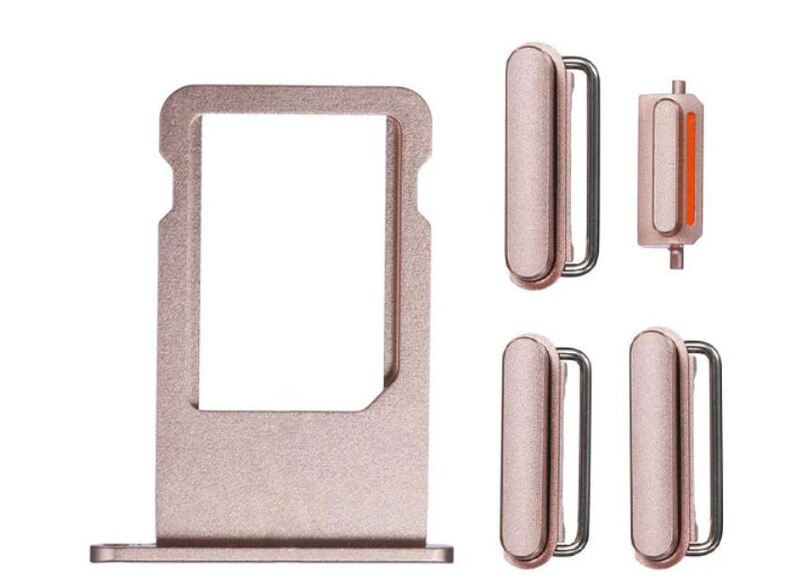 For Apple iPhone 6s Plus - Replacement SIM Card Tray , Power Button , Volume Button , Mute Switch - Gold