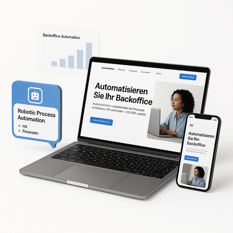 Backoffice Automation System – RPA & KI für Buchhaltung, HR & Prozesse