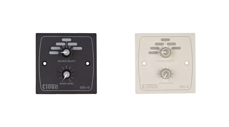 Cloud Remote Source/Volume Level Plate White