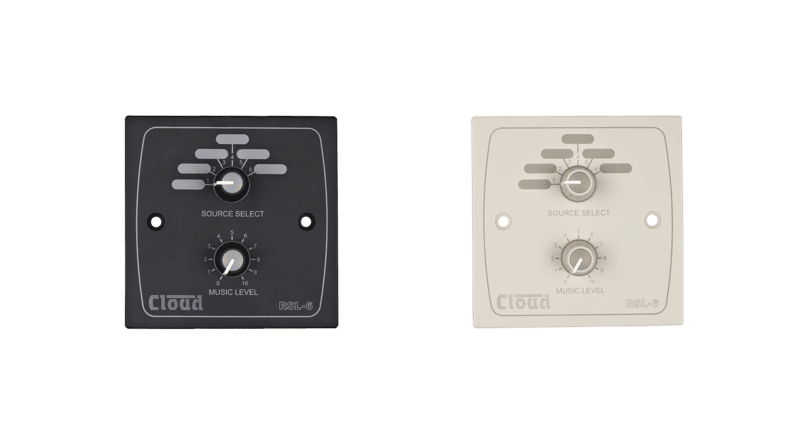 Cloud Remote Source/Volume Level Plate White