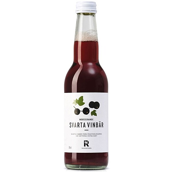 Rudenstams Svartvinbär Mousserande, 33cl