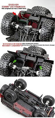 GRC GAX0083 TRX4 Rubber Mud Flaps GRC GAX0083 TRX4 Rubber Mud Flaps