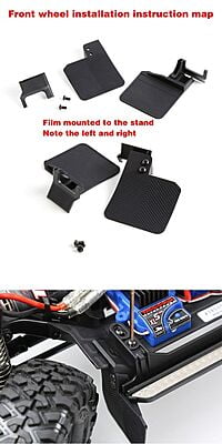 GRC GAX0083 TRX4 Rubber Mud Flaps GRC GAX0083 TRX4 Rubber Mud Flaps