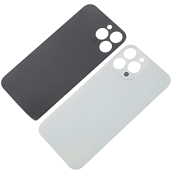 iPhone 13 Mini - Bigger Camera Hole Back Glass (no logo) - White