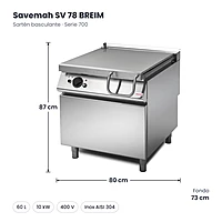 Medidas Savemah SV 78 BREIM: 80 x 73 x 87 cm