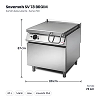 Medidas Savemah SV 78 BRGIM: 80 x 73 x 87 cm