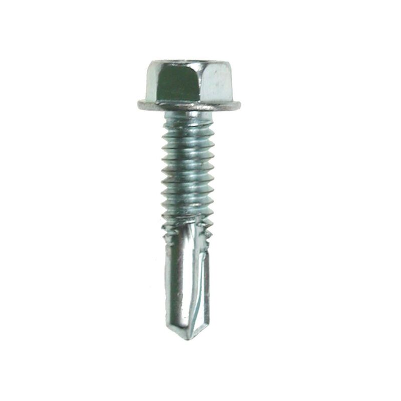 5.5 x 50 Tek Screws bzp Standard Coarse Thread Without Washers