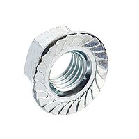 M6 Flanged Nut Serrated DIN 6923 Grade 8 BZP