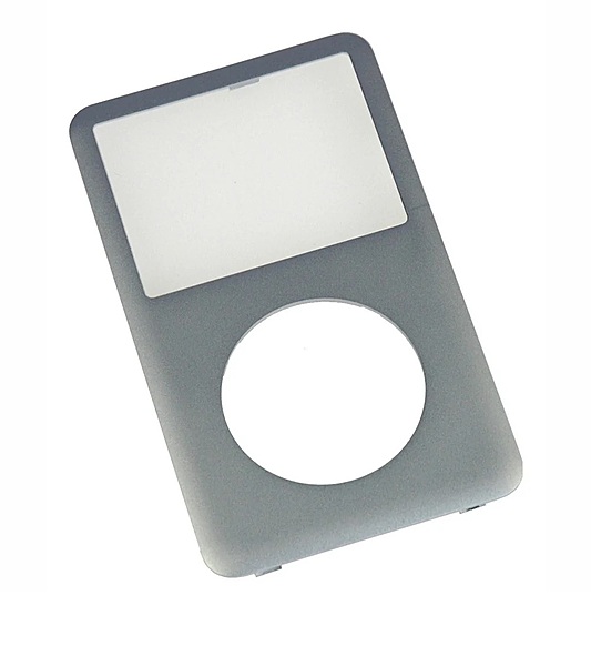Genuine Apple iPod Classic 6th Generation - Front Metal Housing Cover Fascia - Silver - Original