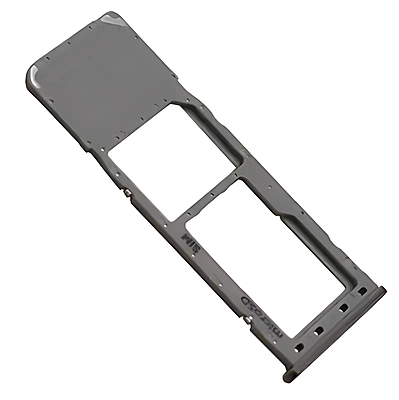 For Samsung Galaxy A20 , A205 - Replacement SIM & Micro SD Card Tray - Silver