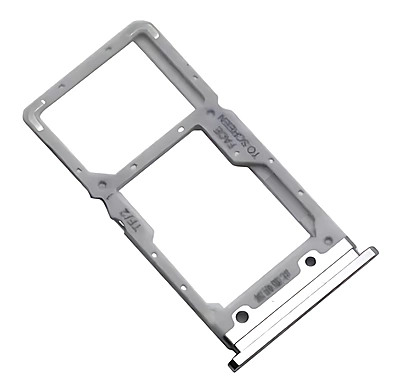 Xiaomi Mi CC9 - Replacement Micro SIM & SD Card Tray - Silver