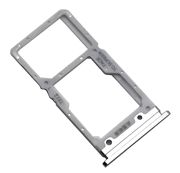 Xiaomi Mi CC9 - Replacement Micro SIM & SD Card Tray - Silver