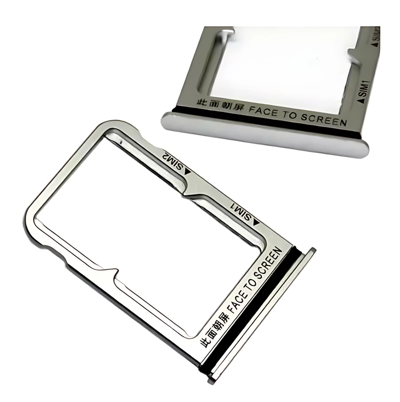 Xiaomi Mi 8 - Replacement SIM Card Tray Holder - Silver