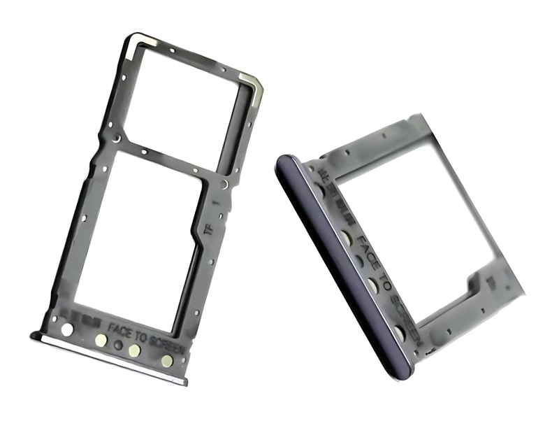 Xiaomi Redmi 6A - Replacement SIM & SD Card Tray Holder - Silver