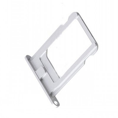 Apple iPhone 5s , SE - Replacement SIM Card Tray Holder - White , Silver