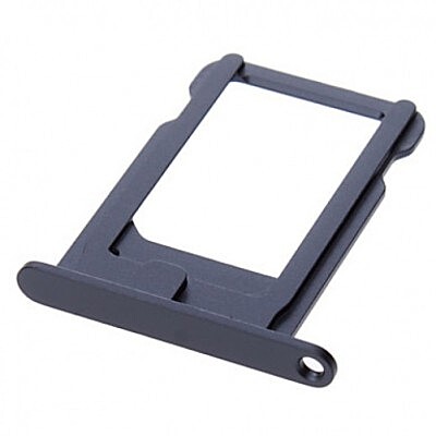 Apple iPhone 5s , SE - Replacement SIM Card Tray Holder - Space Grey , Black