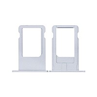 iPhone 6 - SIM Card Tray - White , Silver