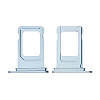 Apple iPhone XR - Replacement Nano SIM Card Tray With Seal - Blue