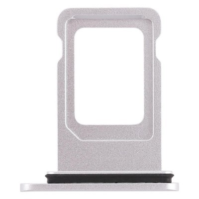 Apple iPhone XR - Replacement Nano SIM Card Tray With Seal - Silver