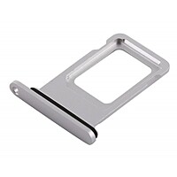 Apple iPhone XR - Replacement Nano SIM Card Tray With Seal - Silver