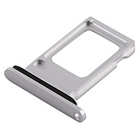 Apple iPhone XR - Replacement Nano SIM Card Tray With Seal - Silver