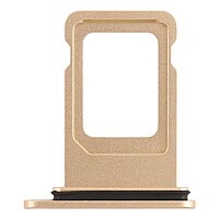 For Apple iPhone XR - Replacement Nano SIM Card Tray With Seal - Gold