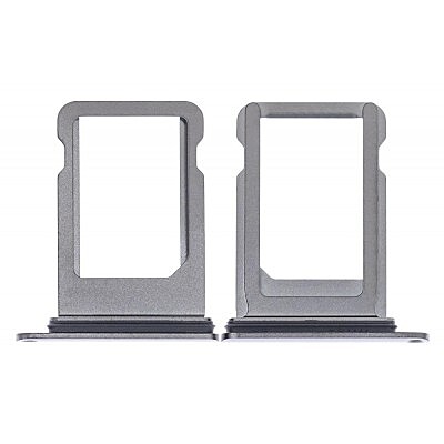 Apple iPhone XS - Replacement Nano SIM Card Tray With Seal - Black