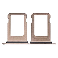 Apple iPhone XS - Replacement Nano SIM Card Tray With Seal - Gold