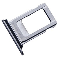 Apple iPhone XS Max - Replacement Nano SIM Card Tray With Seal - Silver