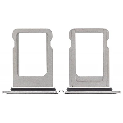 Apple iPhone XS - Replacement Nano SIM Card Tray With Seal - Silver