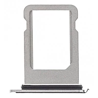 Apple iPhone XS - Replacement Nano SIM Card Tray With Seal - Silver
