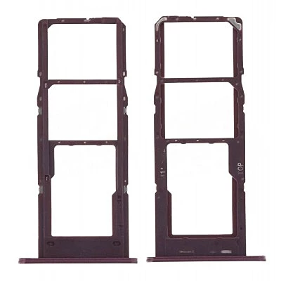 For Samsung Galaxy A14 5G , A146 - Replacement Dual SIM Card Tray - Dark Red