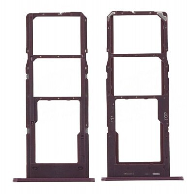 For Samsung Galaxy A14 5G , A146 - Replacement Dual SIM Card Tray - Dark Red