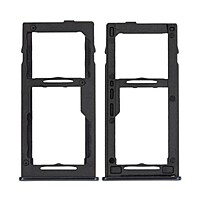 For Samsung Galaxy A42 5G , A426 - Replacement Dual Sim & SD Card Tray - Black