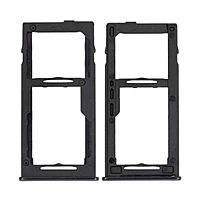 For Samsung Galaxy A42 5G , A426 - Replacement Dual Sim & SD Card Tray - Black