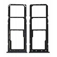 For Samsung Galaxy A50 , A505 - Replacement Dual SIM & Micro SD Card Tray - Black