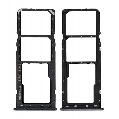 For Samsung Galaxy A50 , A505 - Replacement Dual SIM & Micro SD Card Tray - Black