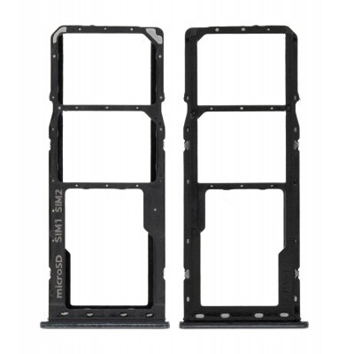 For Samsung Galaxy A50 , A505 - Replacement Dual SIM & Micro SD Card Tray - Black