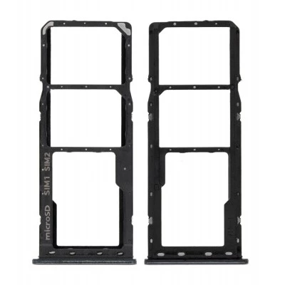 For Samsung Galaxy A50 , A505 - Replacement Dual SIM & Micro SD Card Tray - Black