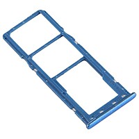 For Samsung Galaxy A50 , A505 - Replacement Dual SIM & Micro SD Card Tray - Blue