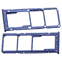 For Samsung Galaxy A50 , A505 - Replacement Dual SIM & Micro SD Card Tray - Blue