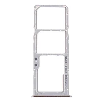 Samsung A51 , A71 - Replacement SIM , SD Card Tray - White , Silver